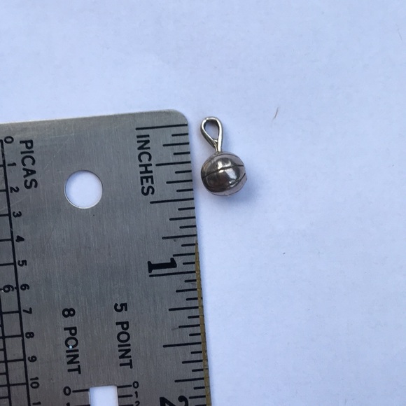 Sterling Silver Basketball Charm - Picture 4 of 4